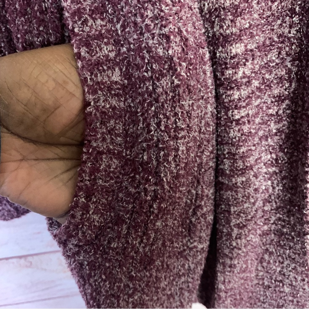 Barefoot Dreams Burgundy CozyChic Lite Montevideo Cardigan Size 1X - Picture 5 of 7